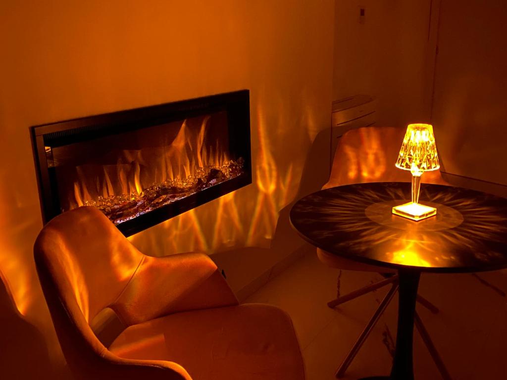 Posezení v ubytování Kreart Suite & Rooms B&B