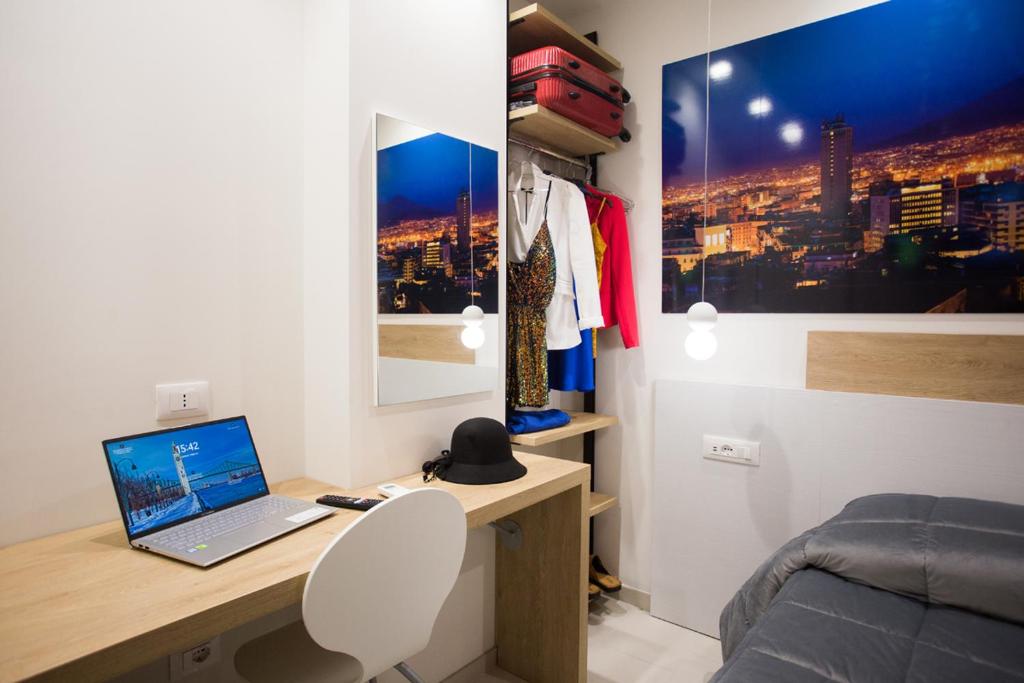 Letto o letti in una camera di B&B DELICIUS
