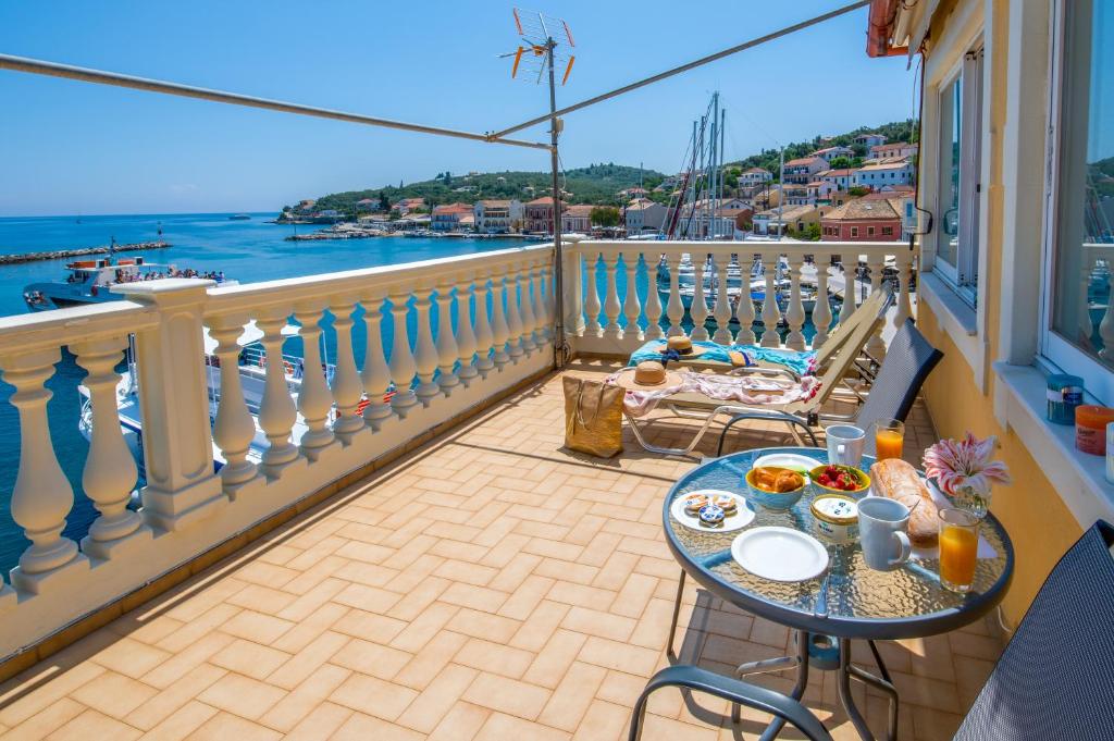 Balkón nebo terasa v ubytování "OceanBreeze'' Studio