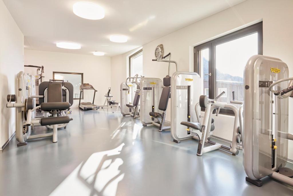 Fitness centrum a/nebo fitness zařízení v ubytování Reka-Feriendorf Blatten-Belalp