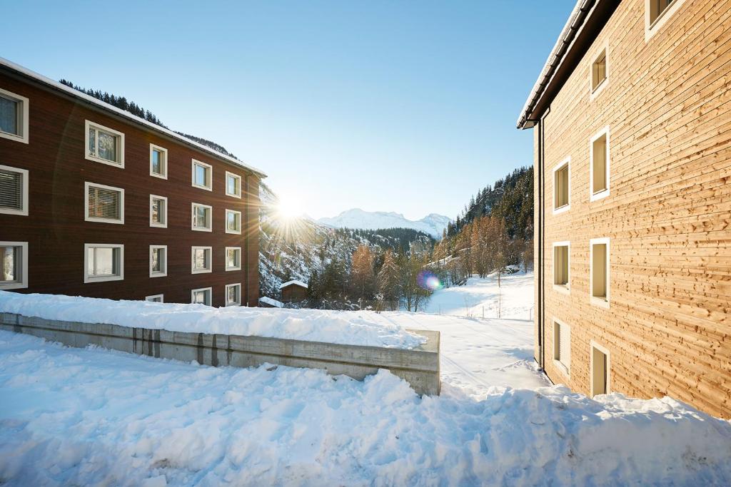 Reka-Feriendorf Blatten-Belalp v zimě