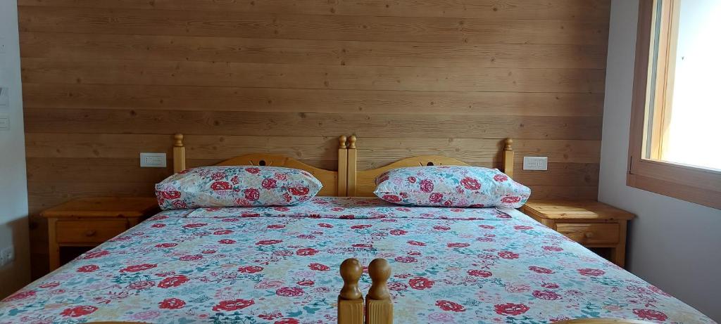 Łóżko lub łóżka w pokoju w obiekcie Agriturismo l'Eremo