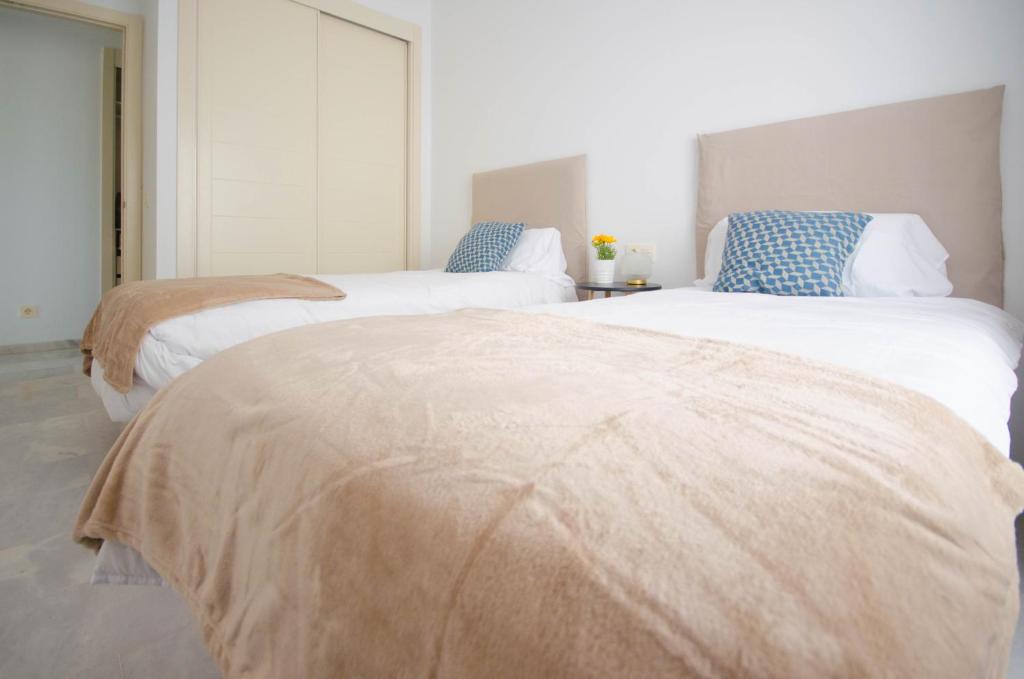 Postel nebo postele na pokoji v ubytování Apartamento Valle Romano