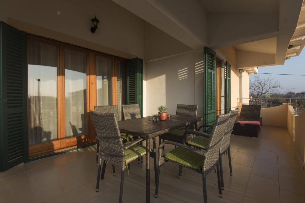 Balkón nebo terasa v ubytování Apartment Villa Slavija