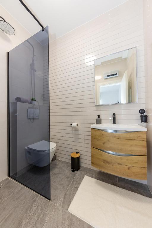 Kúpeľňa v ubytovaní Apartman Sisters - FREE parking
