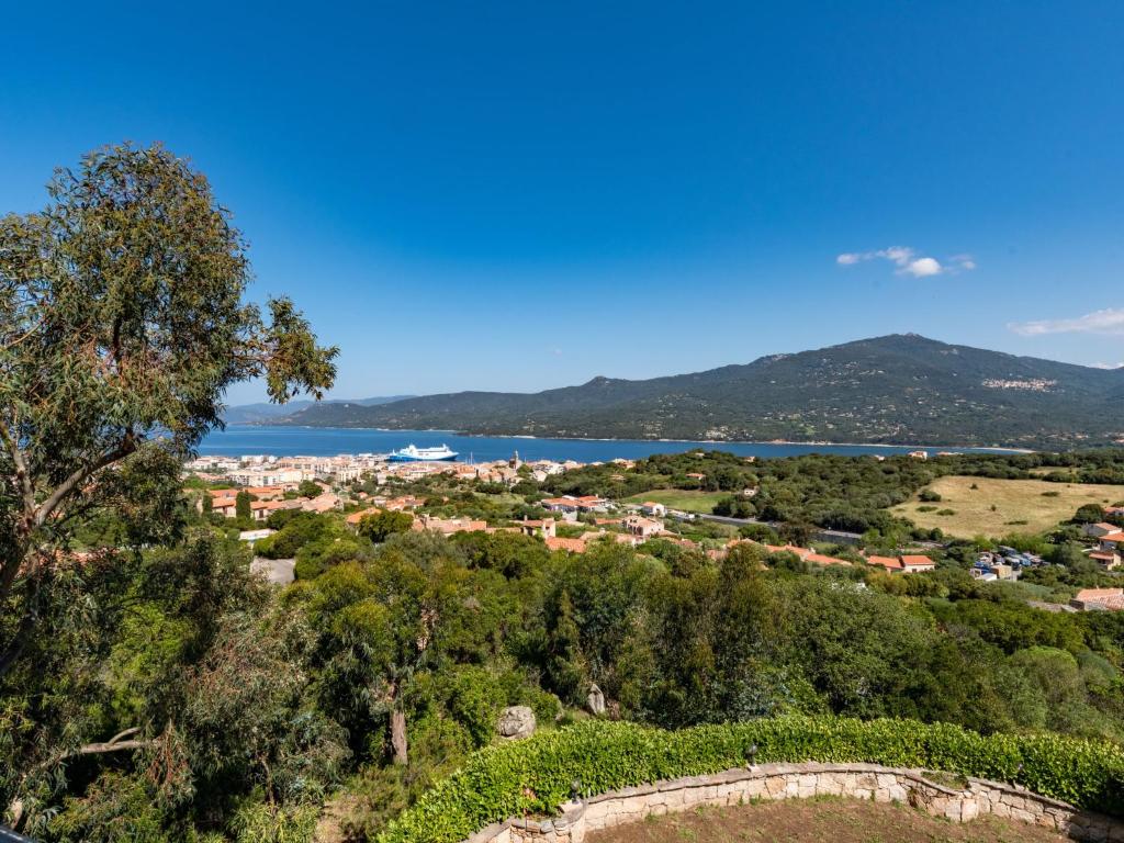 a view of a town and a body of water at Holiday Home St- Joseph by Interhome in Propriano