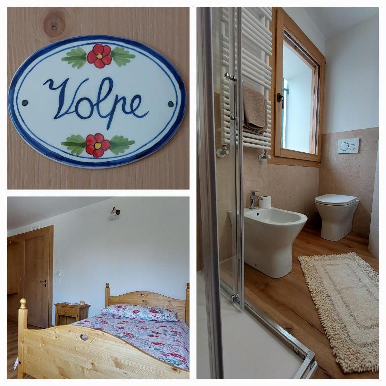 Łóżko lub łóżka w pokoju w obiekcie Agriturismo l'Eremo