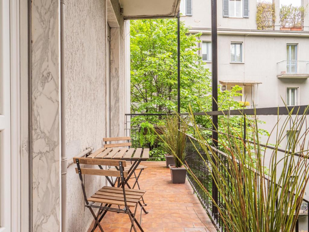 Balkón alebo terasa v ubytovaní The Best Rent - Apartment with balcony in Milan downtown
