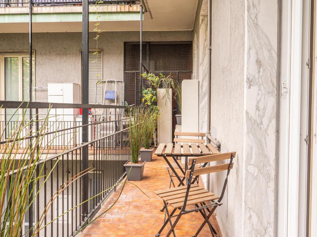 Balkón alebo terasa v ubytovaní The Best Rent - Apartment with balcony in Milan downtown