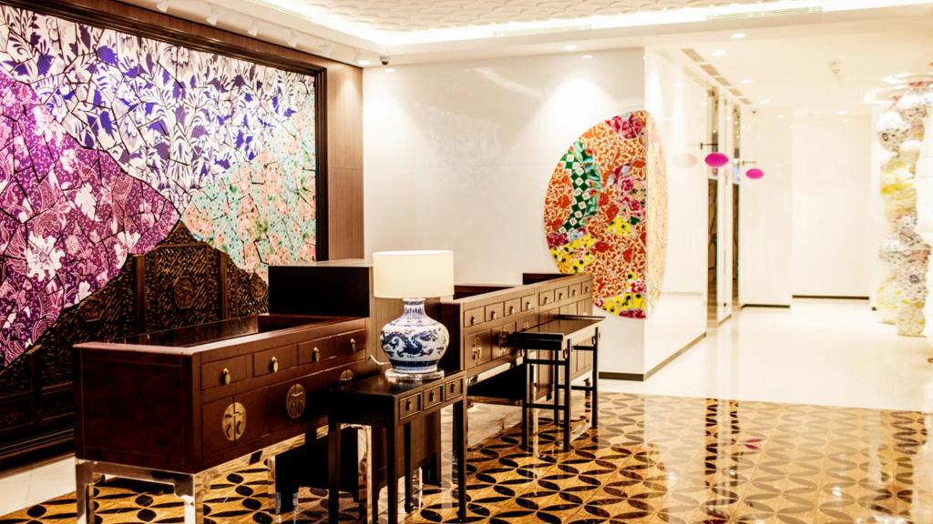 TV a/nebo společenská místnost v ubytování Hotel Indigo Singapore Katong by IHG