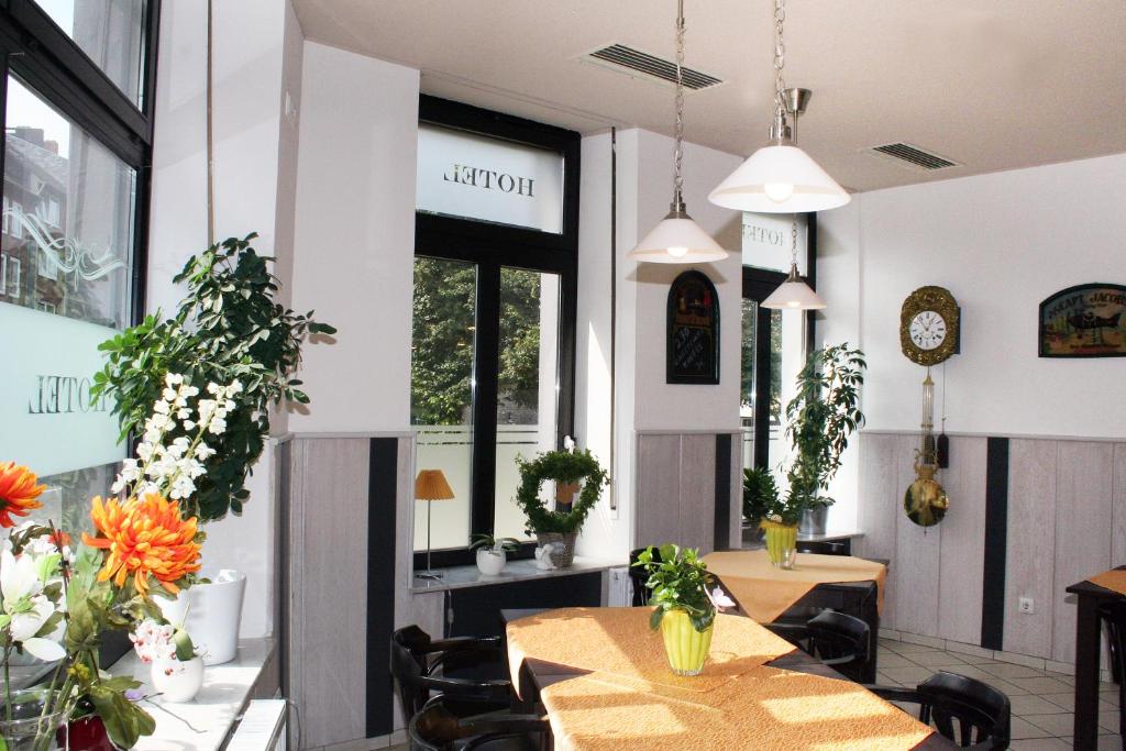 Posezení v ubytování Hotel Klenkes am Bahnhof