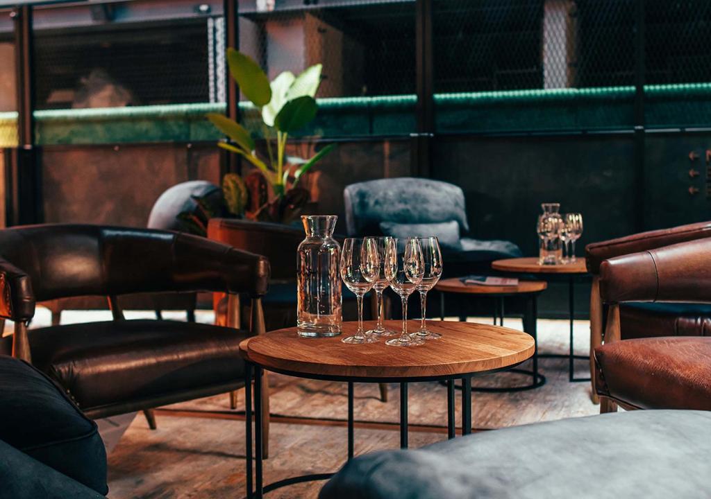 Posezení v ubytování Clarion Hotel Mestari