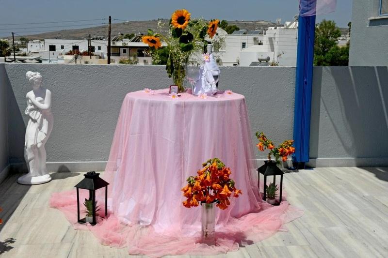 Balcone o terrazza di Lunar Santorini Hotel