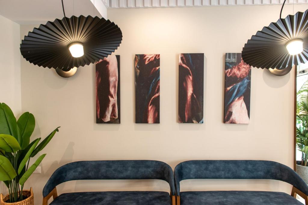 Posezení v ubytování El Greco Hotel