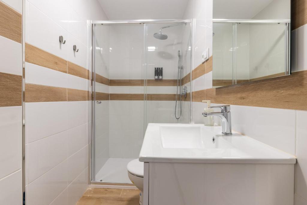 Kúpeľňa v ubytovaní FUN BUILDING STUDIOS by HOMEABOUT