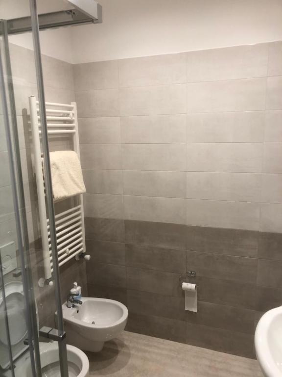 Koupelna v ubytování B&B Il Sogno