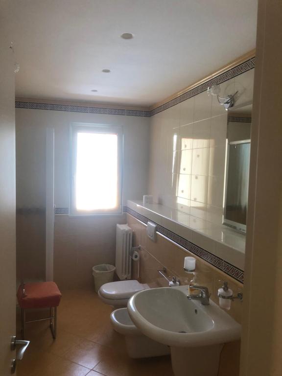 Koupelna v ubytování B&B Il Sogno