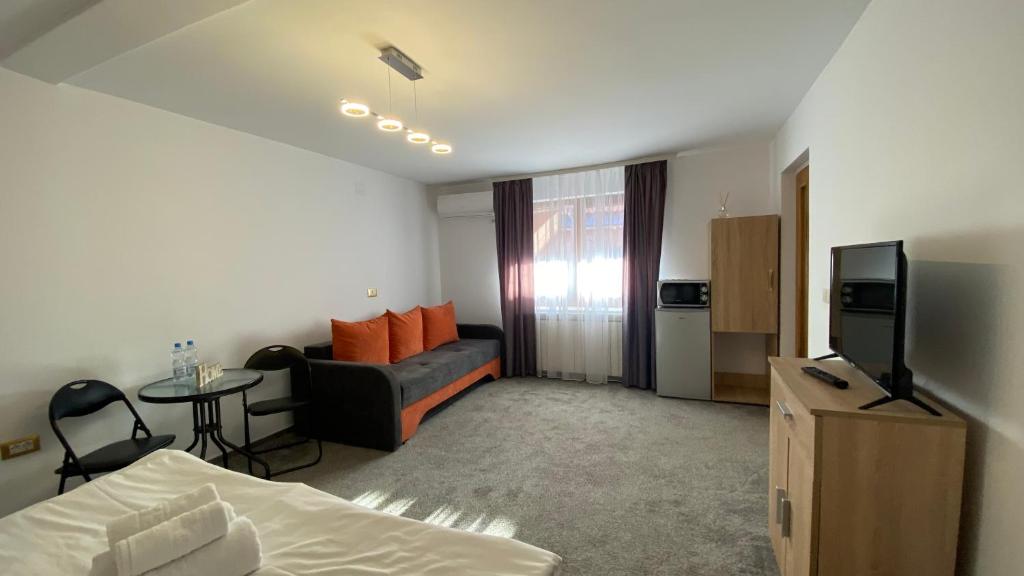 TV a/nebo společenská místnost v ubytování Orange House Constanta