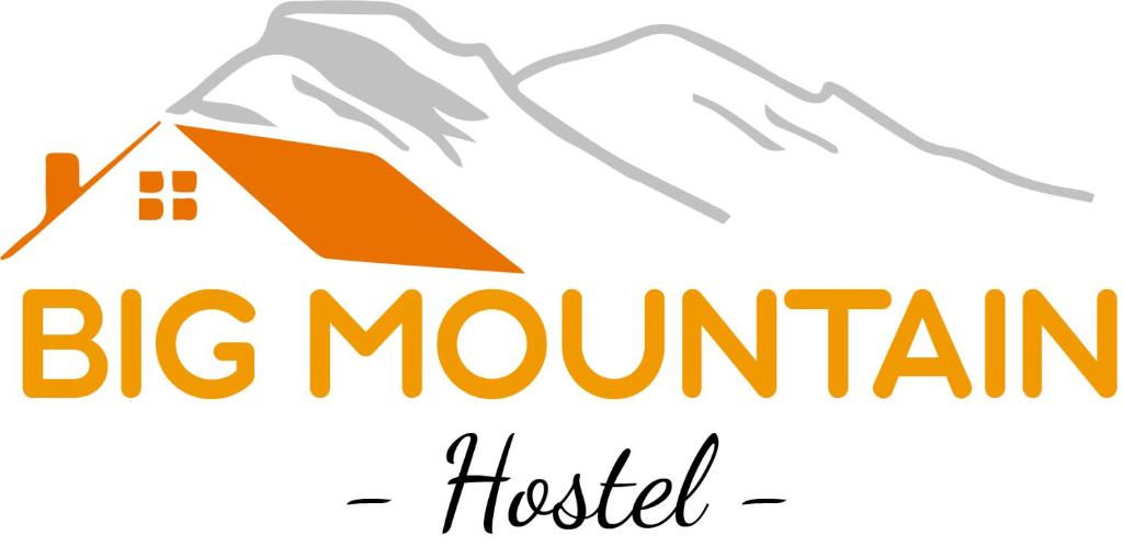 a logo for a big mountain hostel at Big Mountain Hostel in Huaraz