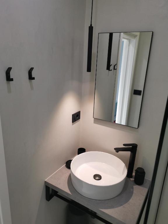 Koupelna v ubytování Moderni apartman Tina