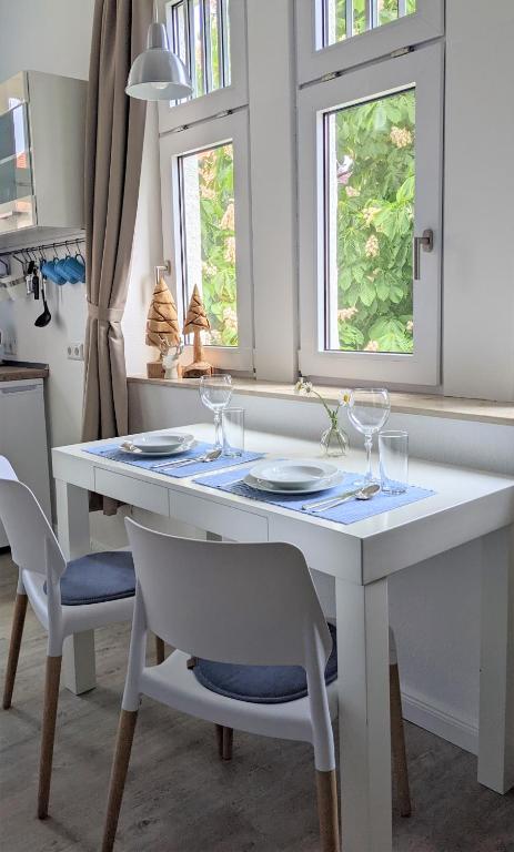 Goethes liebste Betten - stilvolle Ferienwohnungen im historischen Fachwerkhaus in Wernigerode - Parkplatz, Smart-TV, W-Lan - 17