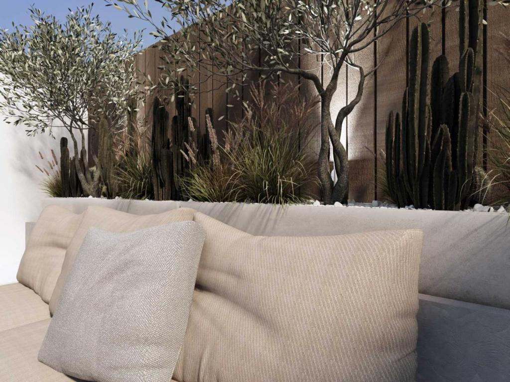 Posezení v ubytování Neapolis 21 Suites, Premium Key Collection