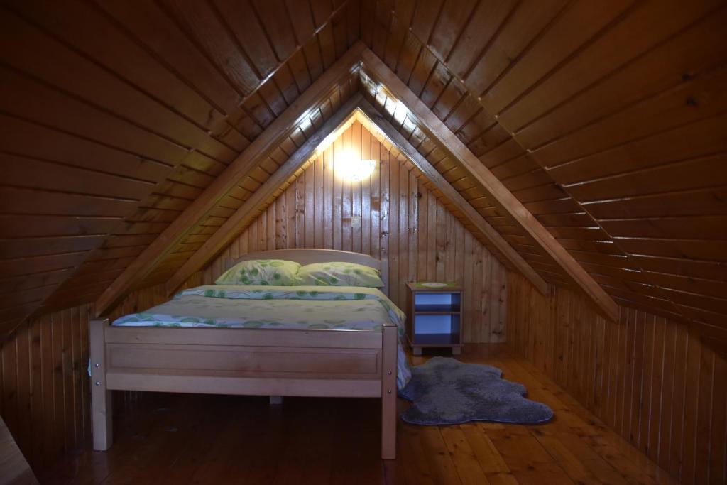 Postel nebo postele na pokoji v ubytování Apartment VUK