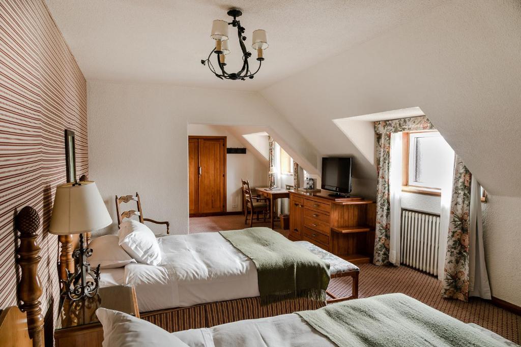Cama ou camas em um quarto em Llao Llao Resort, Golf-Spa