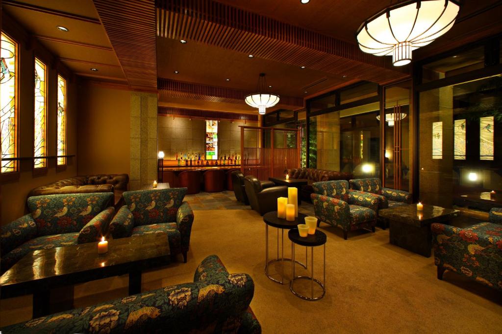 Posezení v ubytování Kinugawa Grand Hotel Yumenotoki