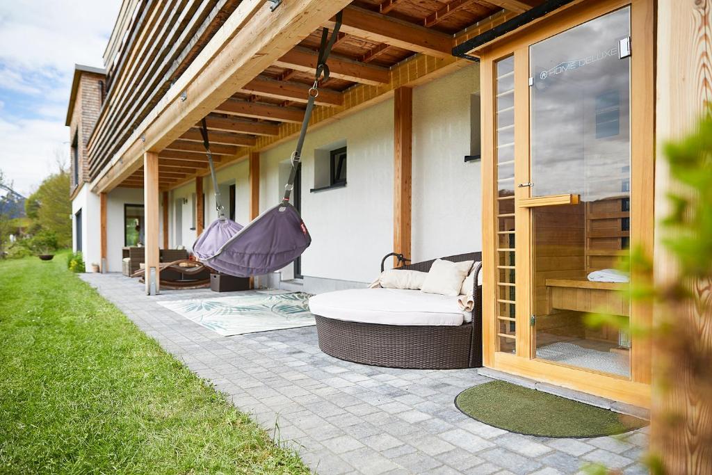 Zahrada ubytování Elchegg - Chalet & Panorama-Loft