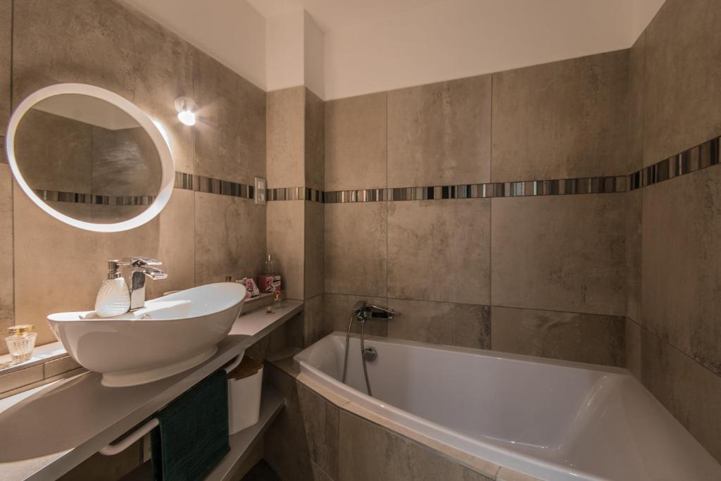 Kúpeľňa v ubytovaní SemmiHome Budapest Semmelweis Street