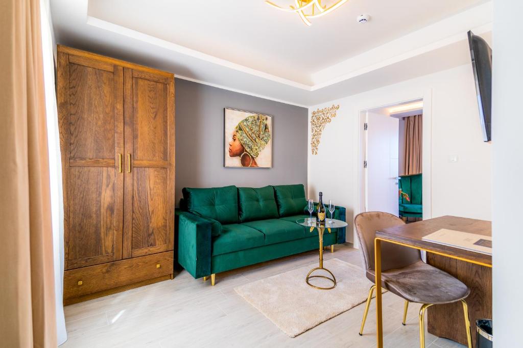 Posezení v ubytování Heritage Hotel Stypia