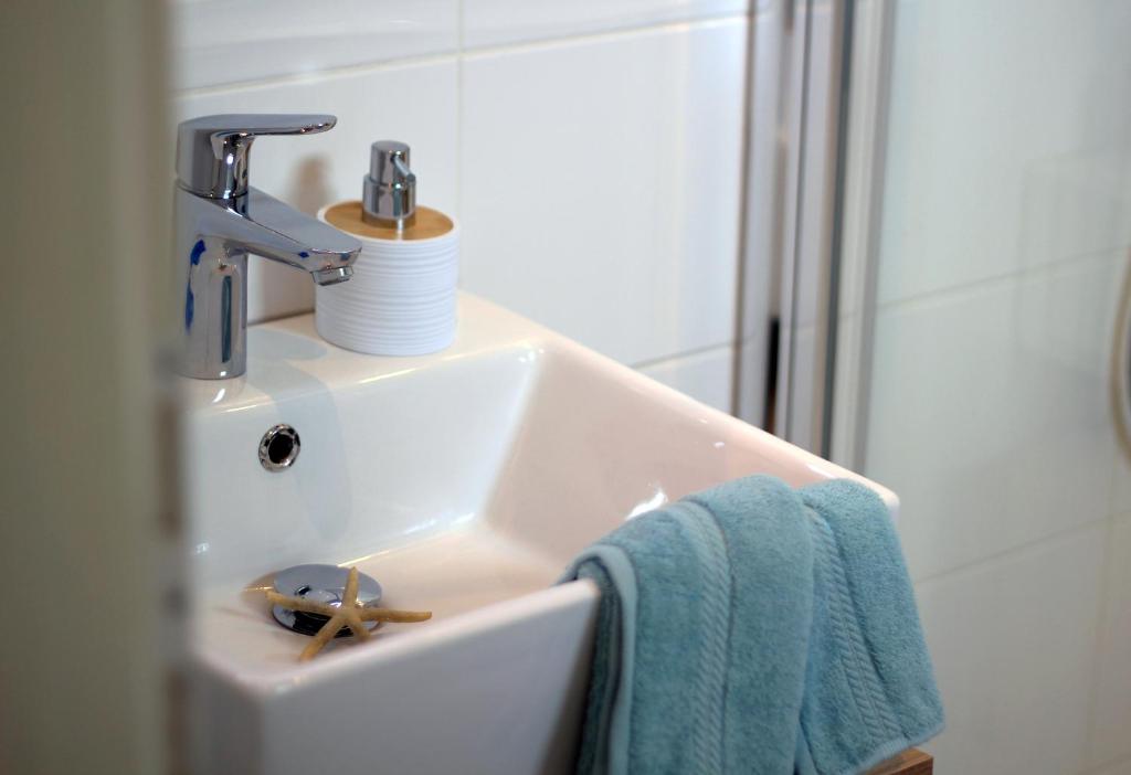 Kúpeľňa v ubytovaní Apartman Cicibella