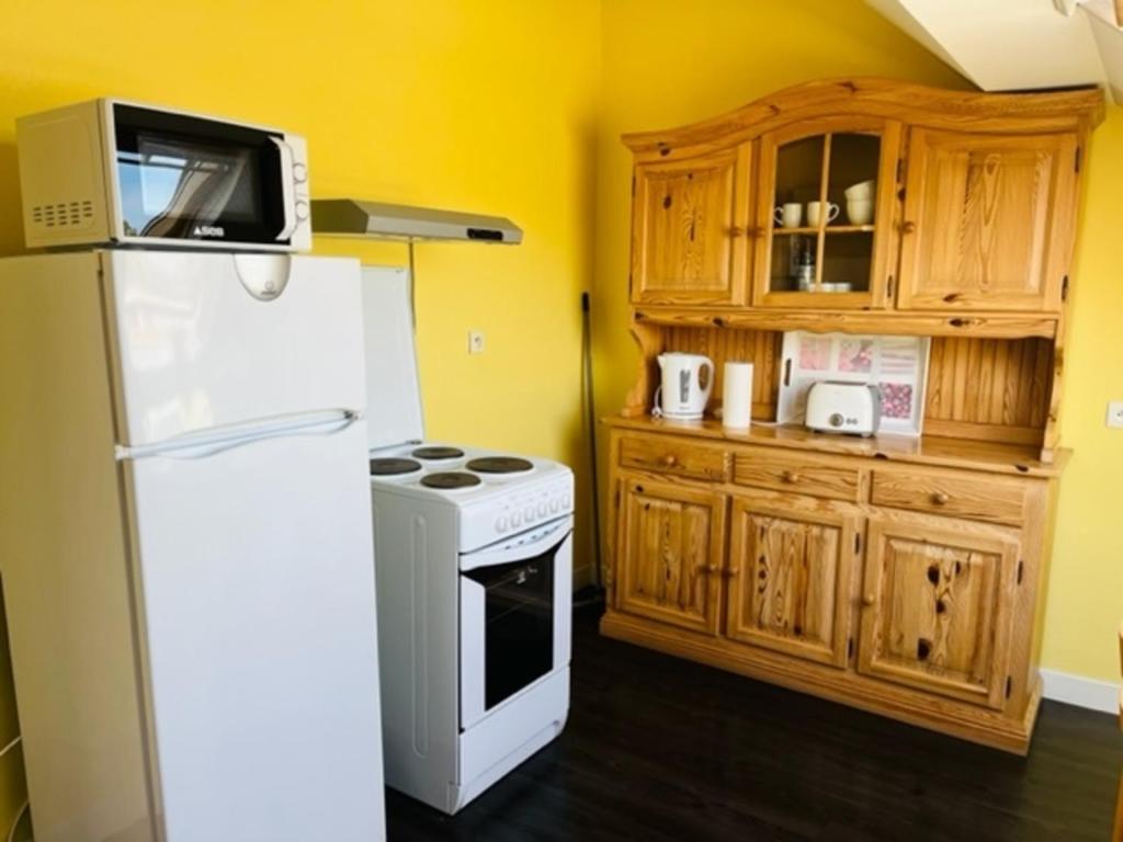 Kuchyňa alebo kuchynka v ubytovaní Appartement Entre ville et nature