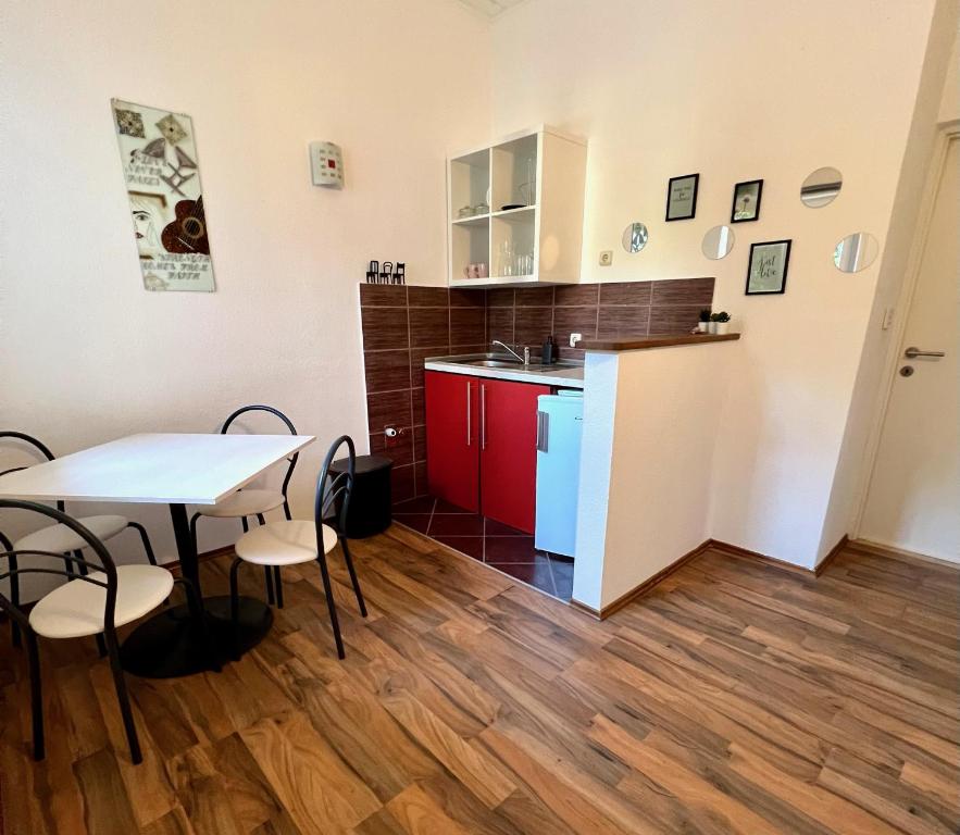 Kuchyňa alebo kuchynka v ubytovaní Apartments Toni - Slano