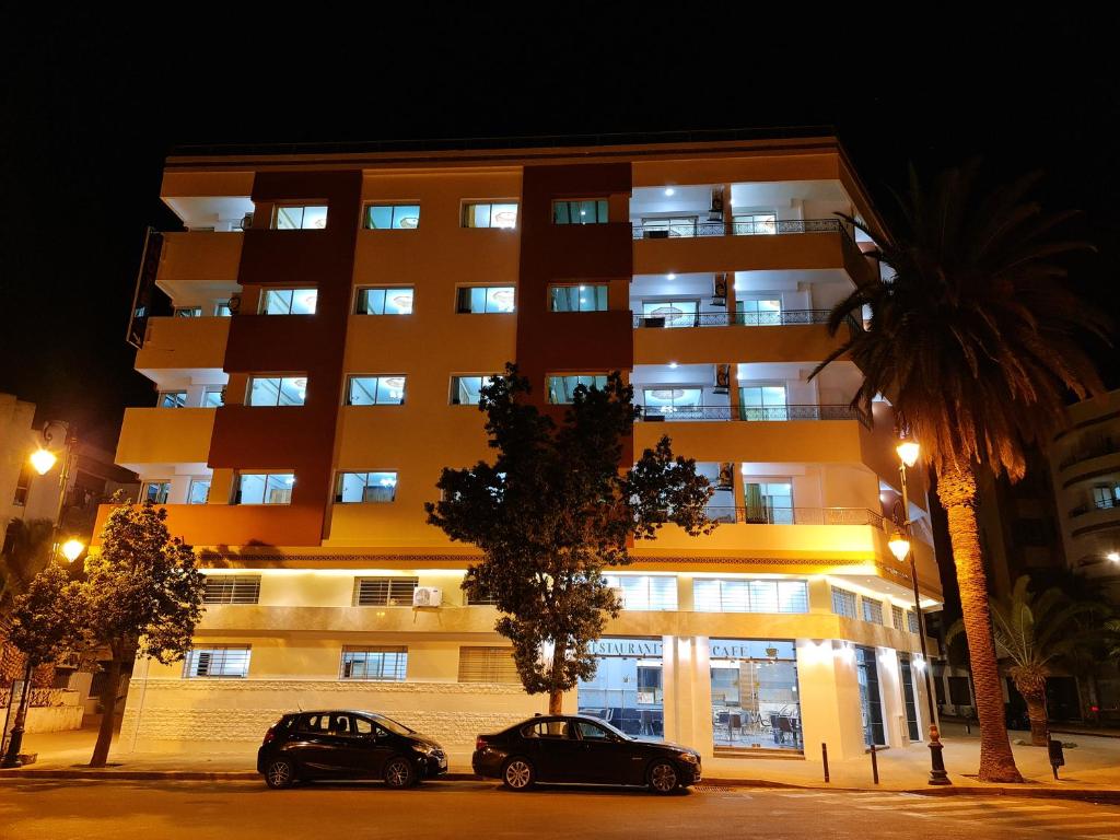 Budova, kde se aparthotel nachází
