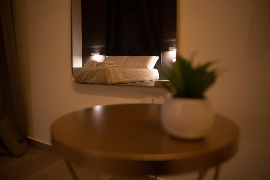 Postel nebo postele na pokoji v ubytování House Room Civico 56