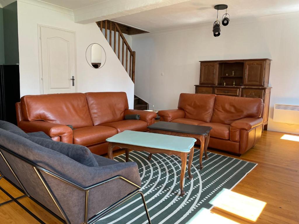 Posedenie v ubytovaní Gîte Gold - La Ferme Delaunay