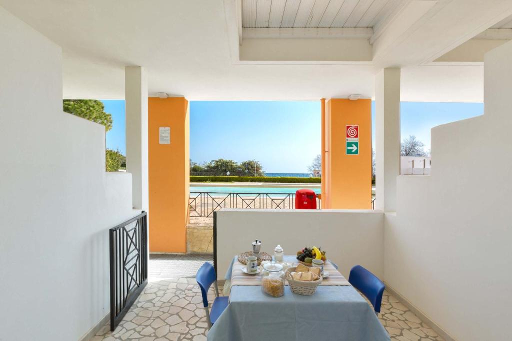 Balkón nebo terasa v ubytování Residence Solaris