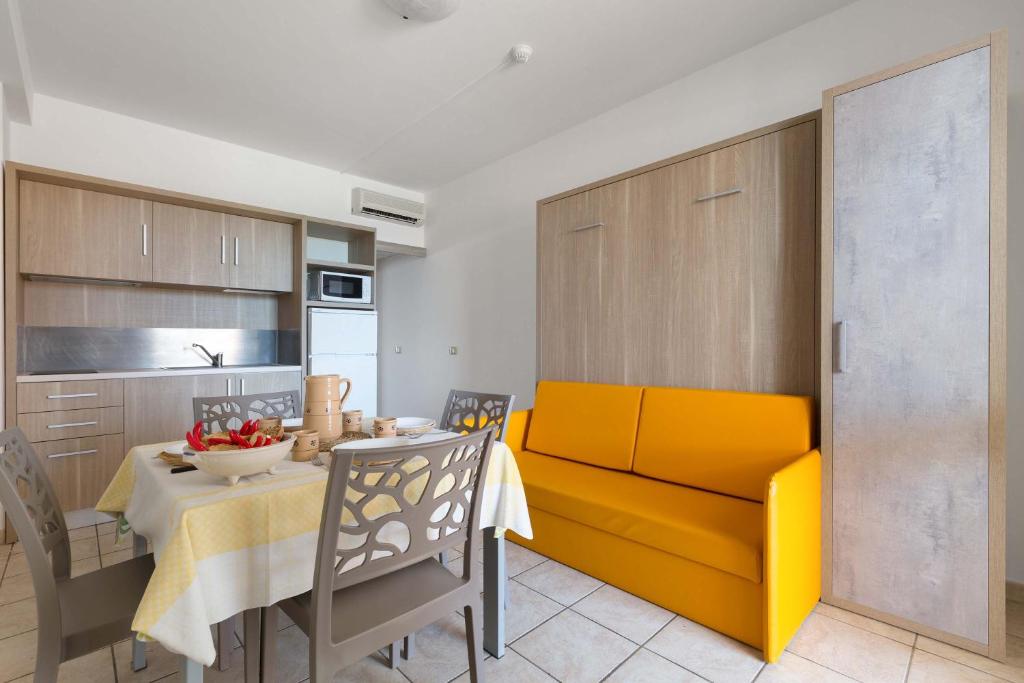 Kuchyň nebo kuchyňský kout v ubytování Residence Solaris
