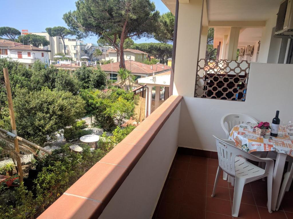 Balkón alebo terasa v ubytovaní Residence Le Rose