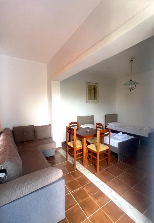 A seating area at Hotel Athina