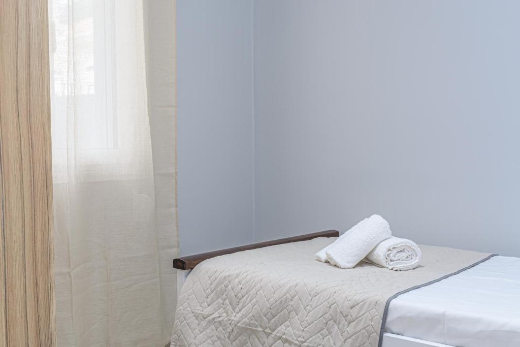 Posteľ alebo postele v izbe v ubytovaní J&T Apartment - 150m from the beach