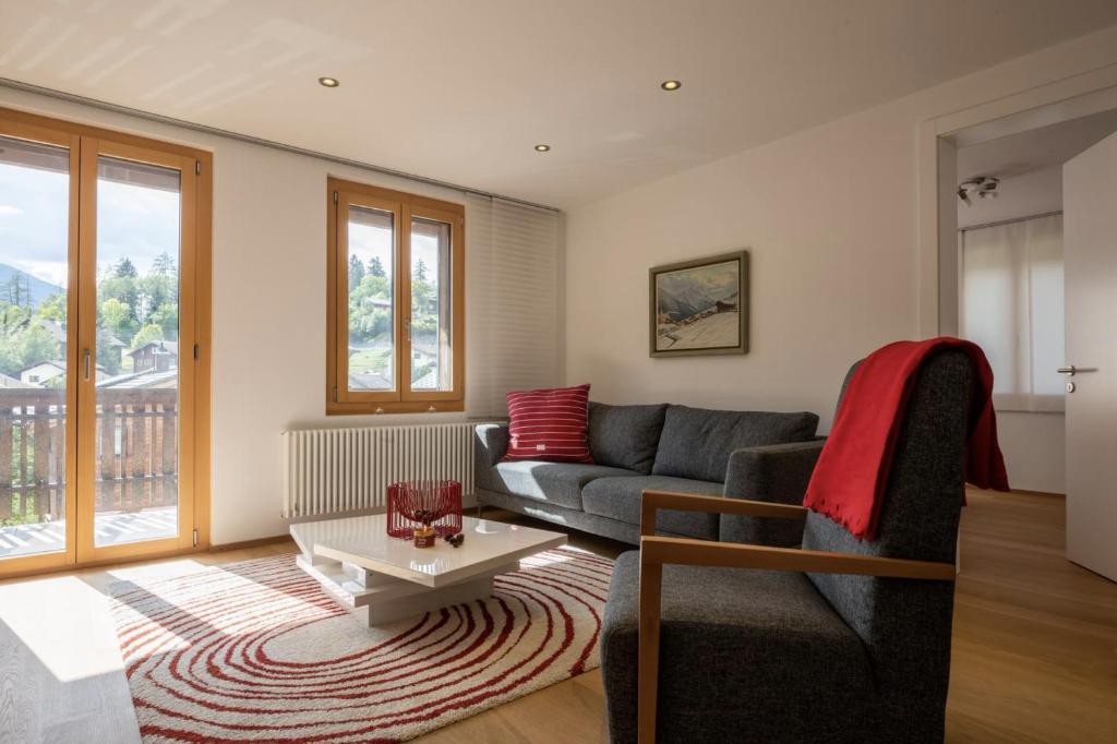 Posezení v ubytování Zer Treichi Appartements