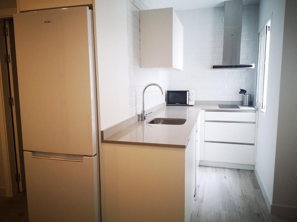 Kuchyňa alebo kuchynka v ubytovaní Beautiful Apartment in the heart of seville