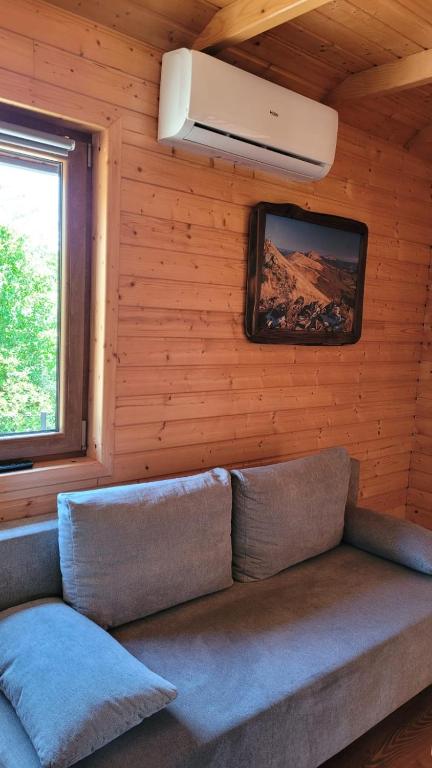 Posezení v ubytování Na Równej Bieszczady