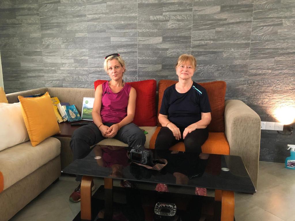 Posezení v ubytování Hansons Homestay