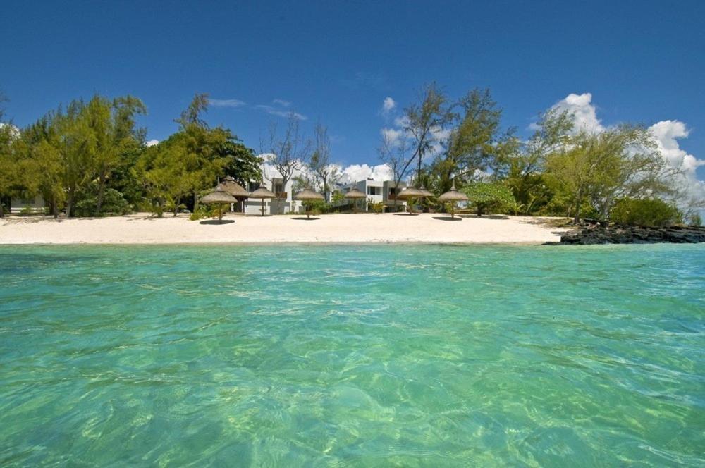 a view of an island in the water at So Beach Villa In Situ in Roches Noires