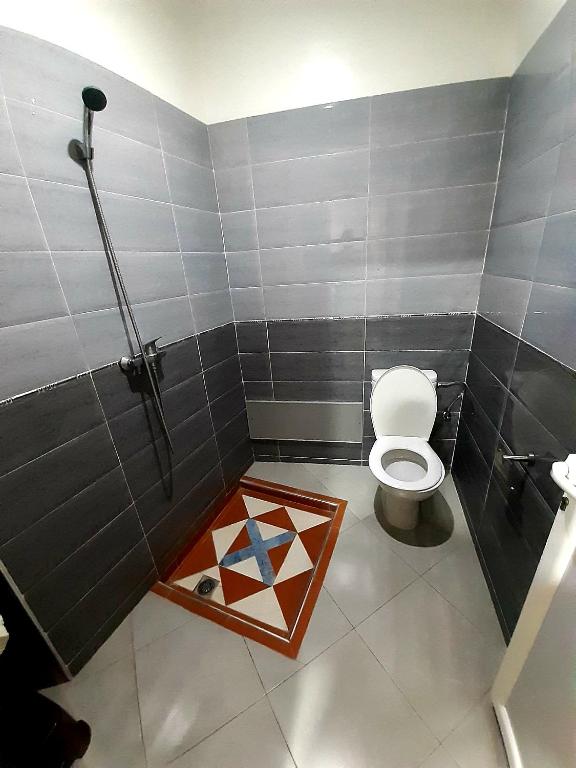 Koupelna v ubytování Hotel salem leksor