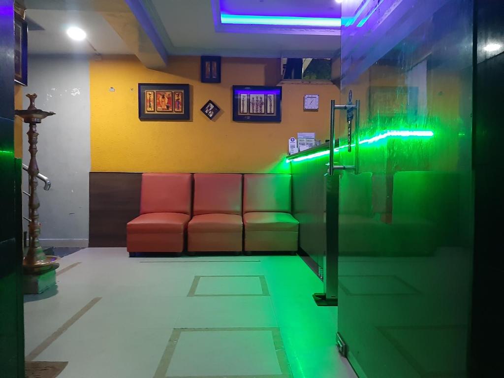 Posezení v ubytování Hotel Akash inn
